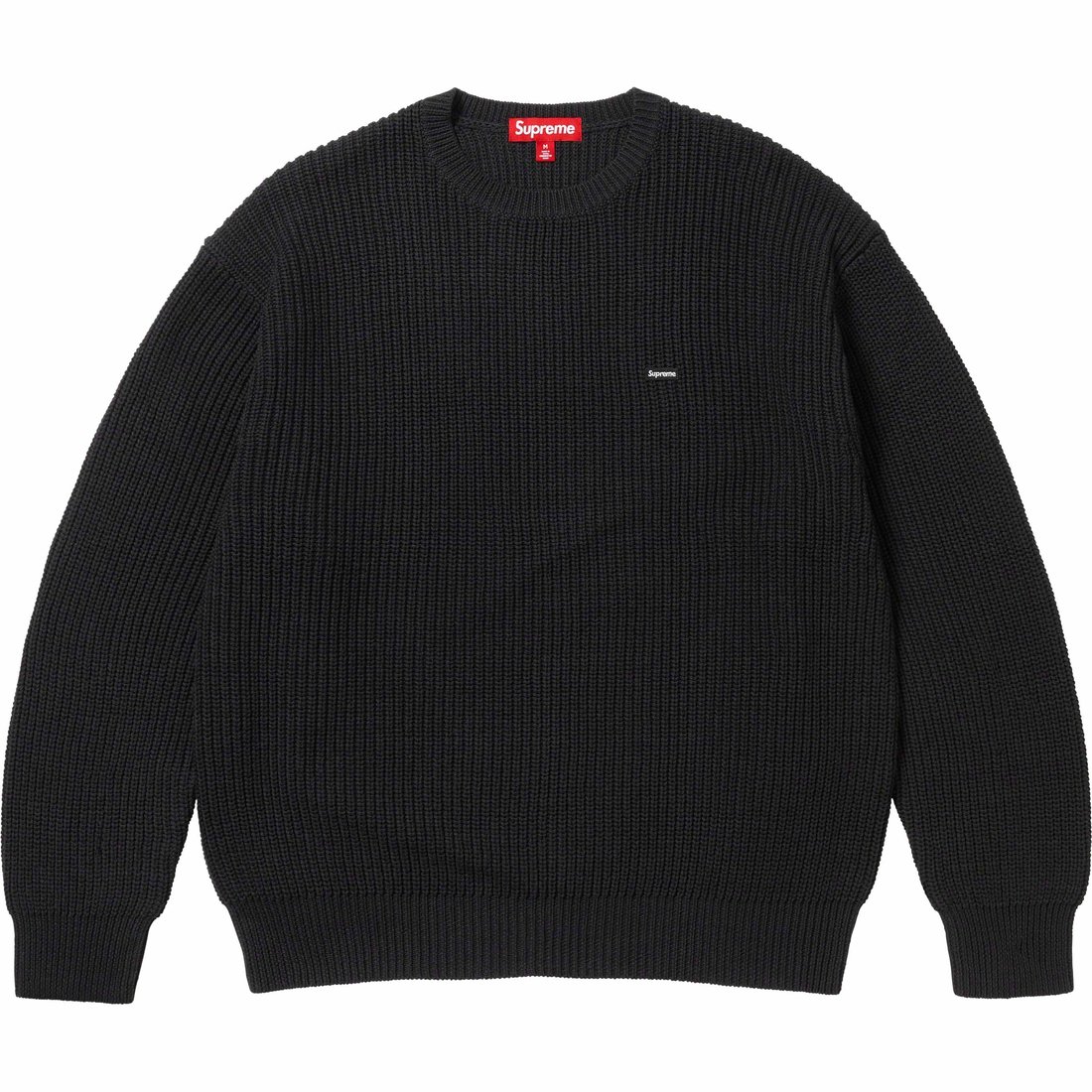 Details on Small Box Ribbed Sweater Black from fall winter
                                                    2023 (Price is $148)