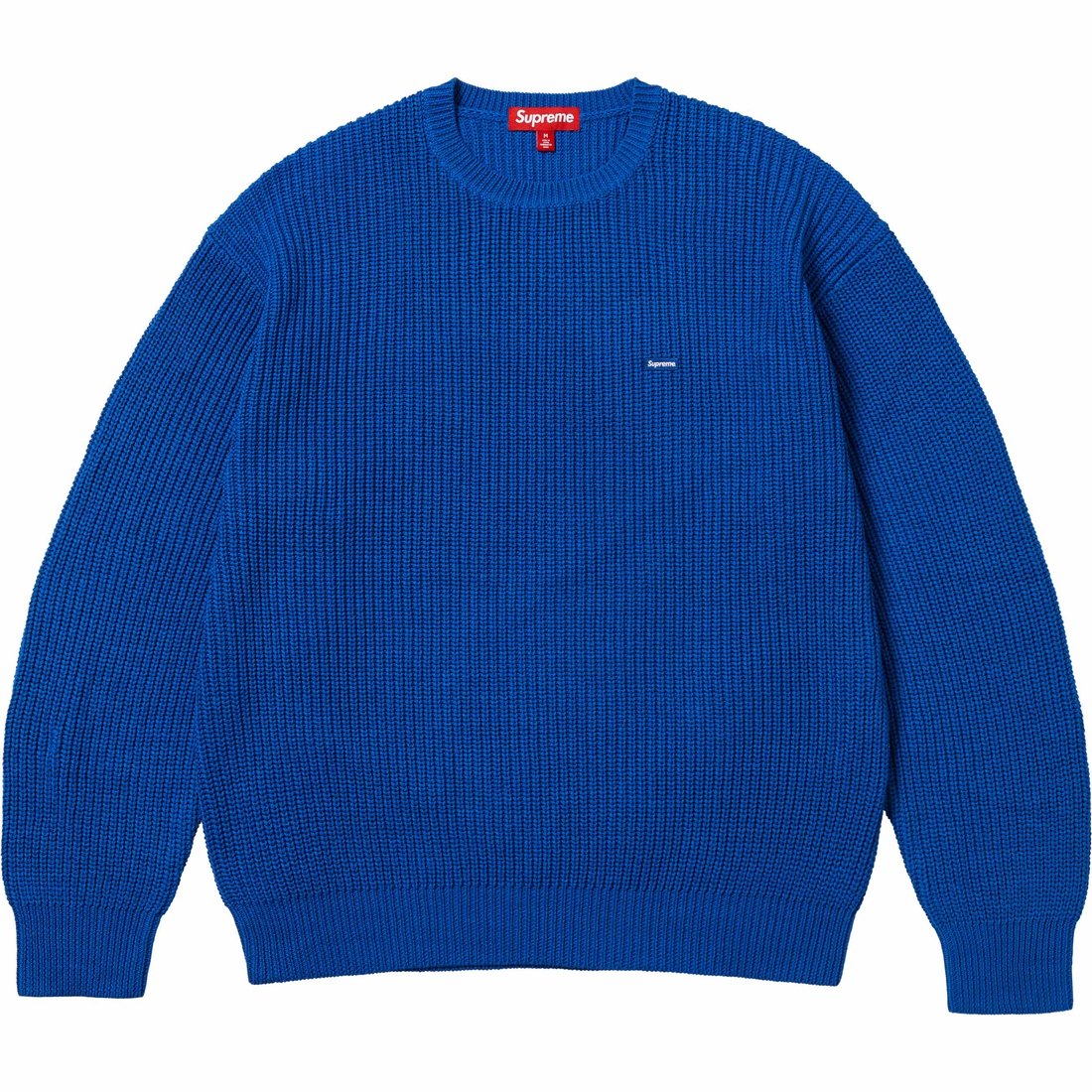 Details on Small Box Ribbed Sweater Royal from fall winter
                                                    2023 (Price is $148)