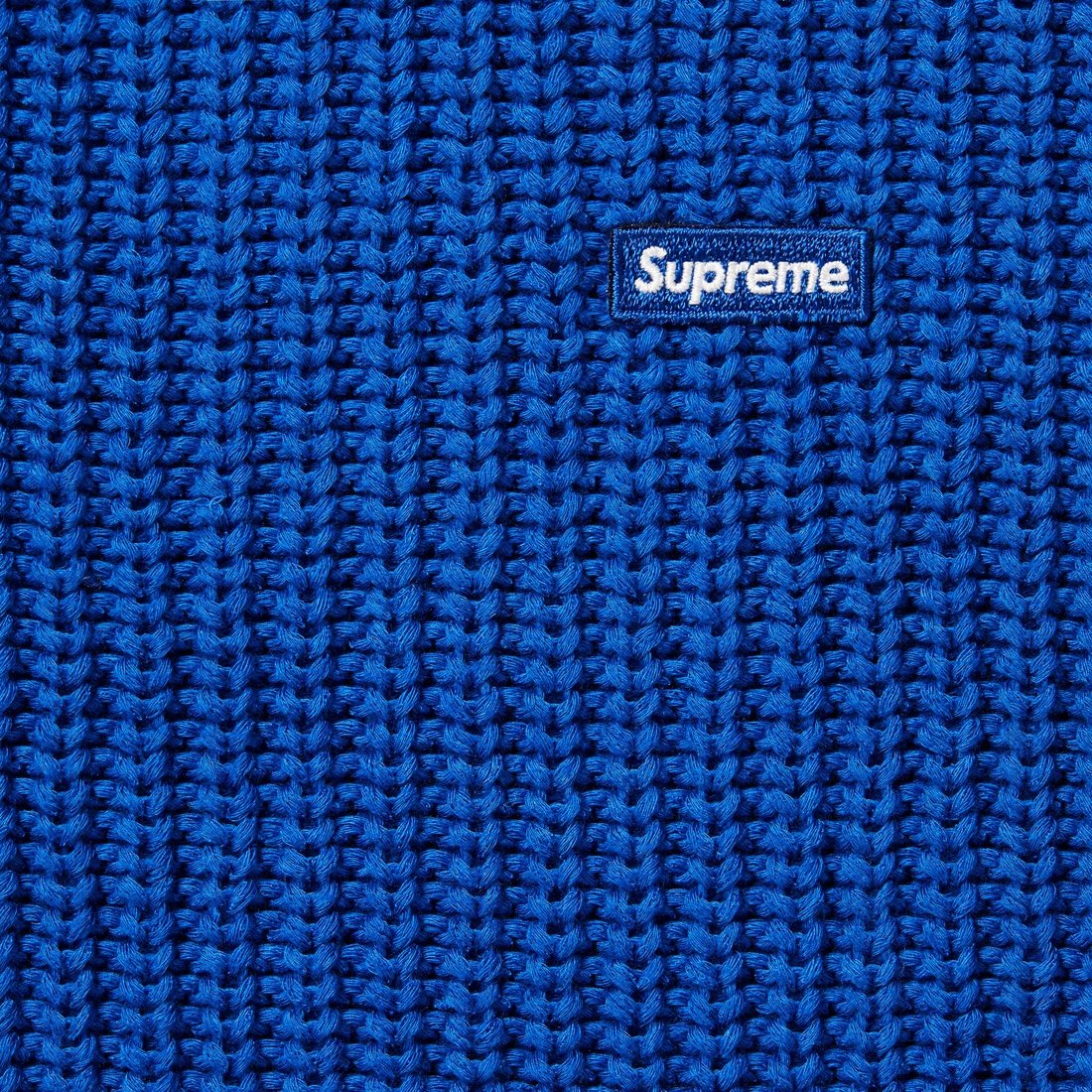 Details on Small Box Ribbed Sweater Royal from fall winter
                                                    2023 (Price is $148)