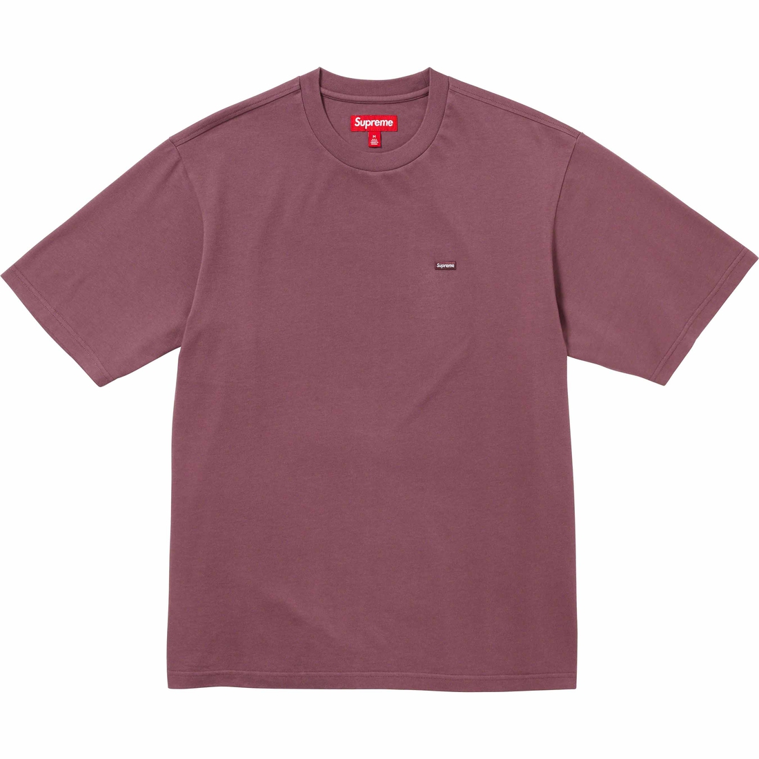Details on Small Box Tee Washed Plum from fall winter
                                                    2023 (Price is $60)