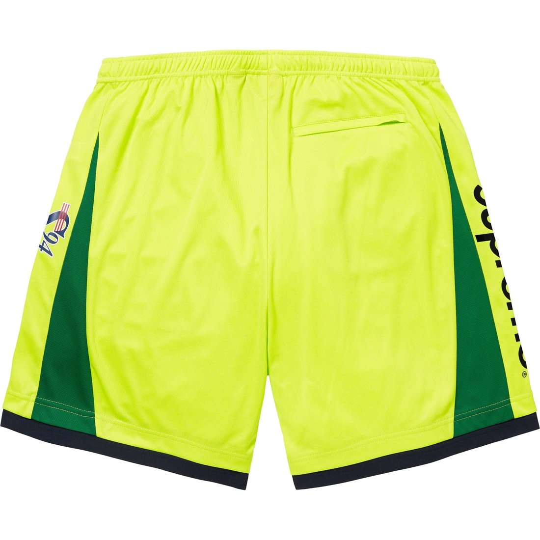 Details on Soccer Short Bright Green from fall winter
                                                    2023 (Price is $110)