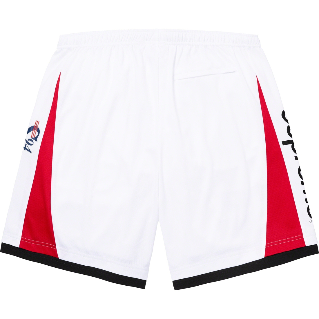 Details on Soccer Short White from fall winter
                                                    2023 (Price is $110)