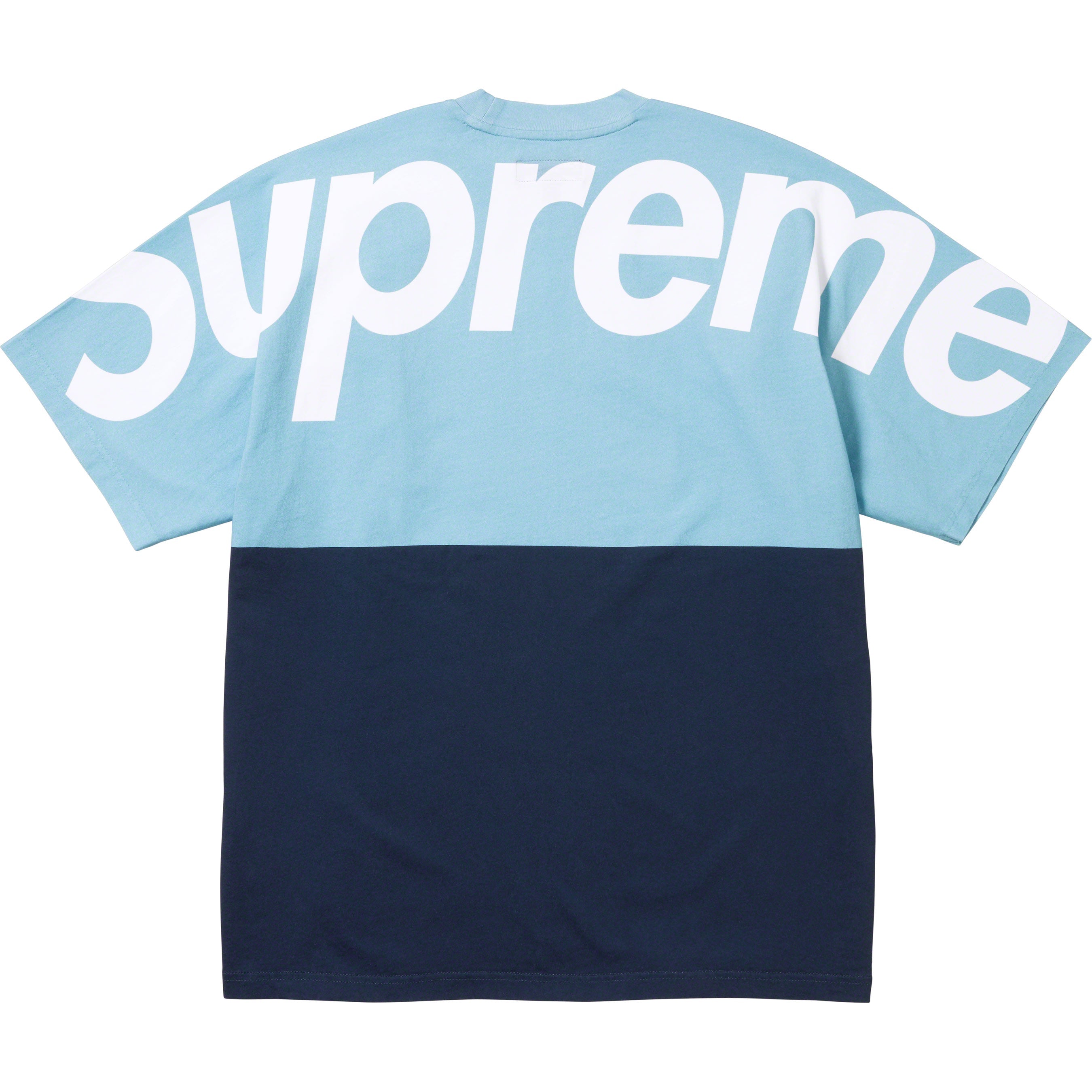 Supreme split s/s top blue-
