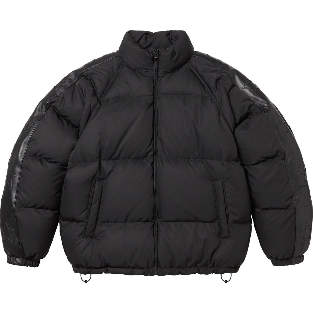 Supreme Star Sleeve Down Puffer Jacket (FW23) - Black - $448