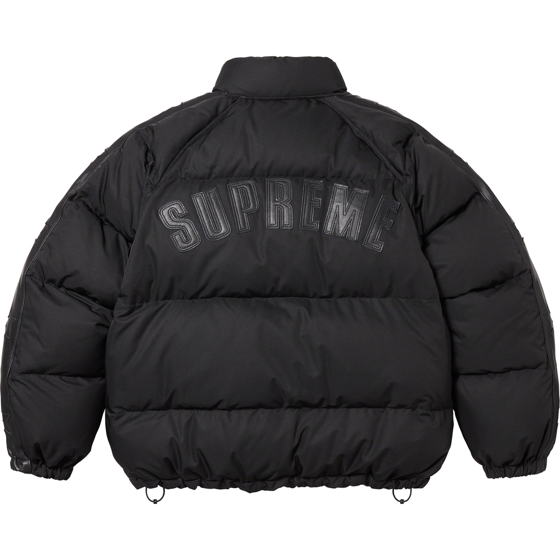 Supreme Star Sleeve Down Puffer Jacket (FW23) - Black - $448