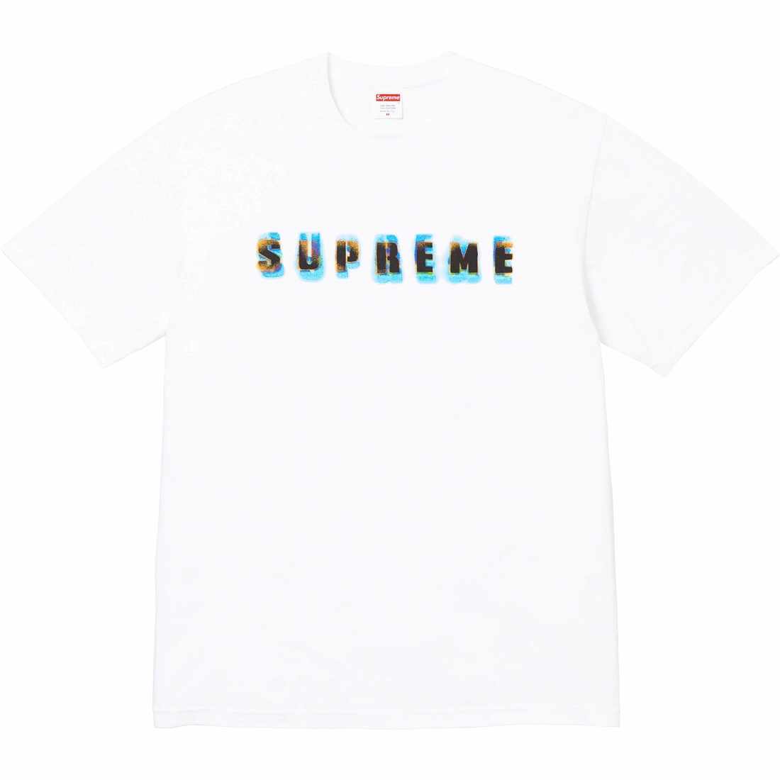 Details on Stencil Tee White from fall winter 2023 (Price is $40)
