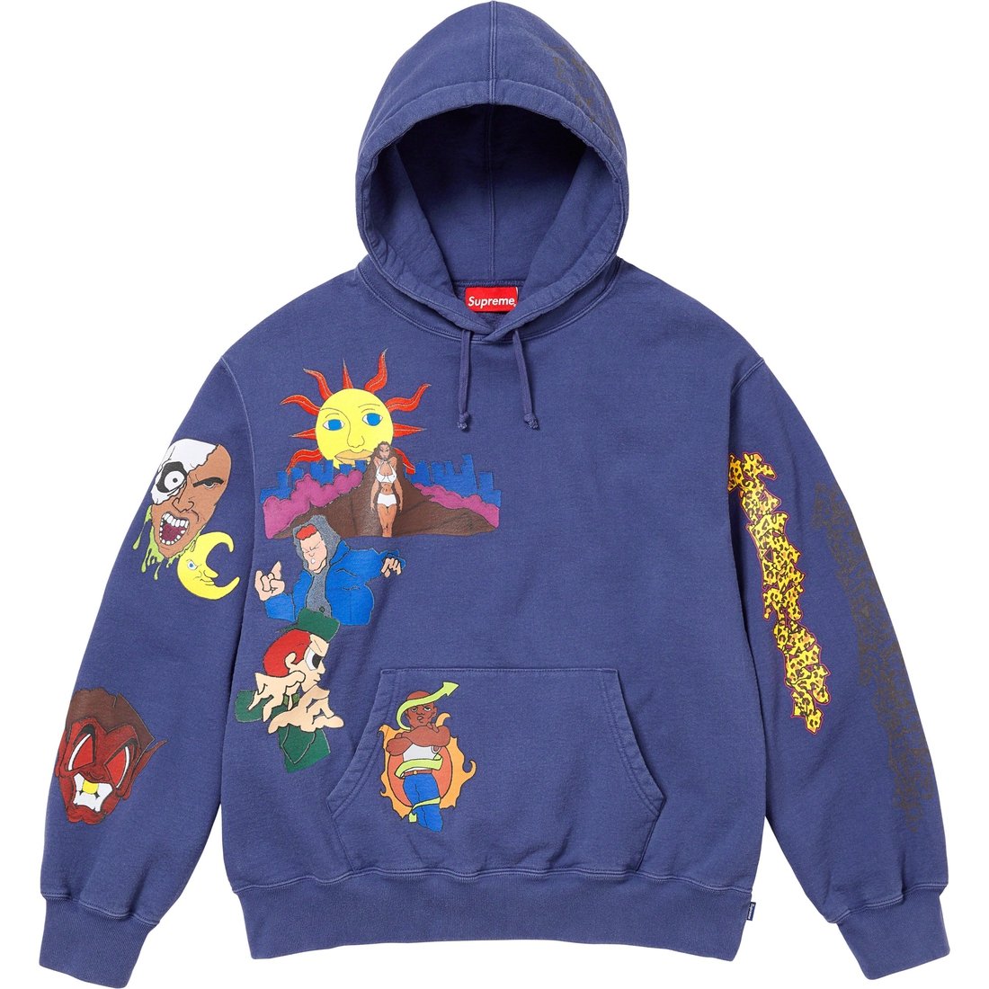 Details on Sunrise Hooded Sweatshirt Washed Navy from fall winter
                                                    2023 (Price is $168)