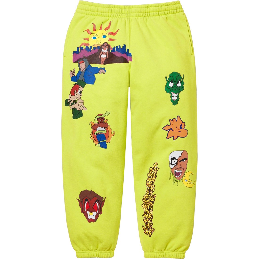 Details on Sunrise Sweatpant Acid Green from fall winter
                                                    2023 (Price is $168)