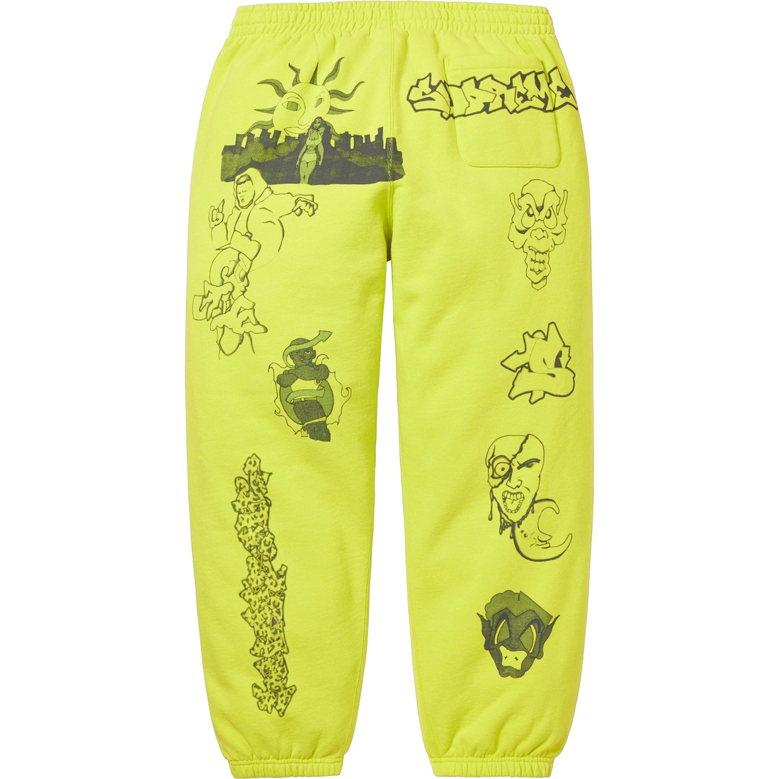 Details on Sunrise Sweatpant Acid Green from fall winter
                                                    2023 (Price is $168)