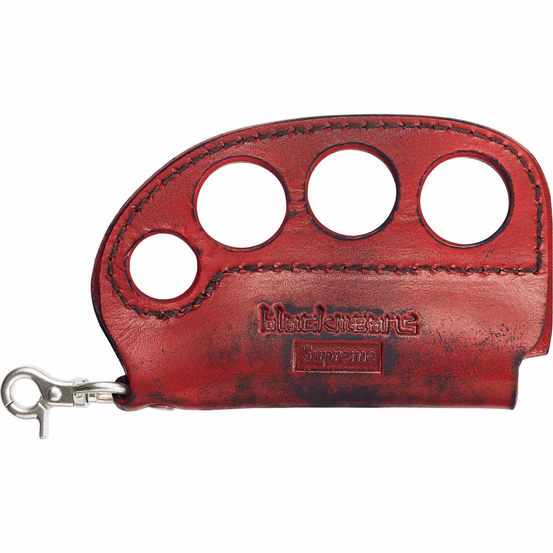 Details on Supreme blackmeans Leather Lighter Case Red from fall winter
                                                    2023 (Price is $148)