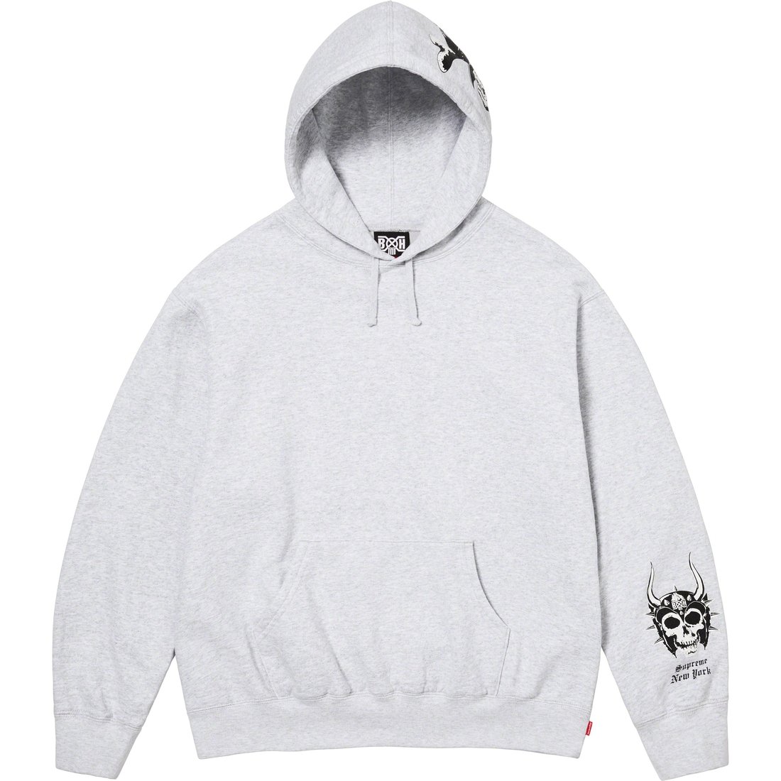 Details on Supreme Bounty Hunter Hooded Sweatshirt Ash Grey from fall winter
                                                    2023 (Price is $168)