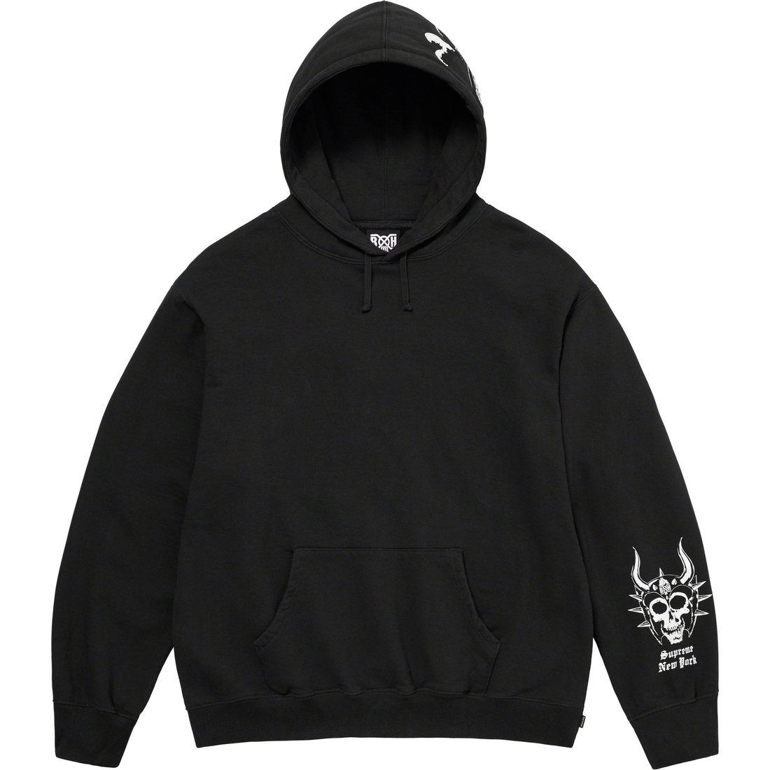 Details on Supreme Bounty Hunter Hooded Sweatshirt Black from fall winter
                                                    2023 (Price is $168)