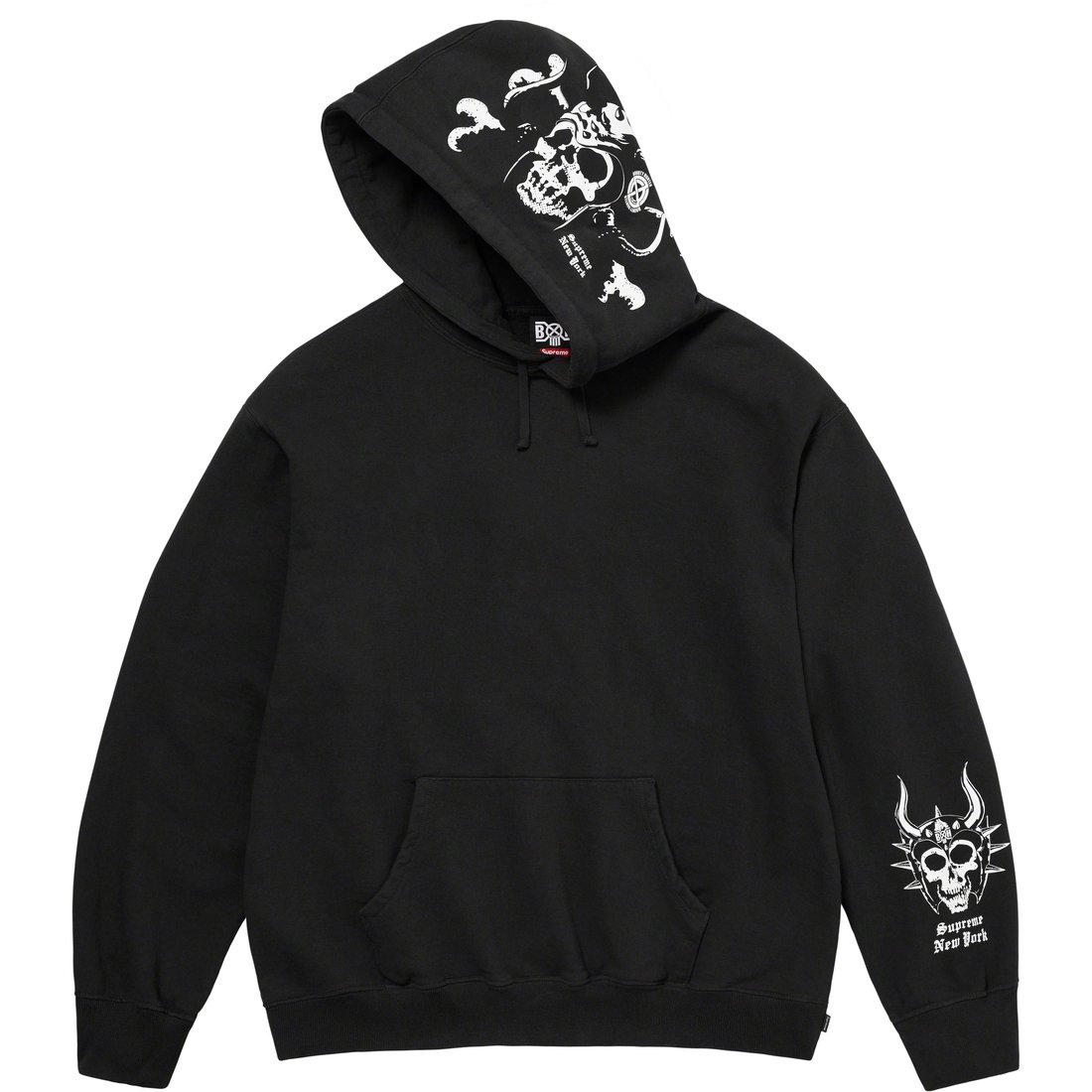 Details on Supreme Bounty Hunter Hooded Sweatshirt Black from fall winter
                                                    2023 (Price is $168)