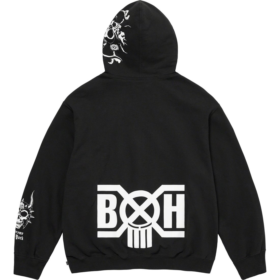 Details on Supreme Bounty Hunter Hooded Sweatshirt Black from fall winter
                                                    2023 (Price is $168)