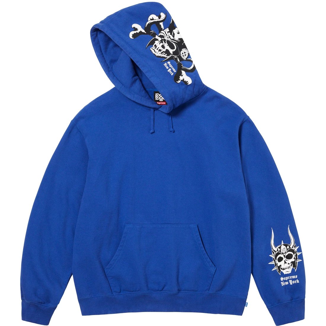 Details on Supreme Bounty Hunter Hooded Sweatshirt Royal from fall winter
                                                    2023 (Price is $168)