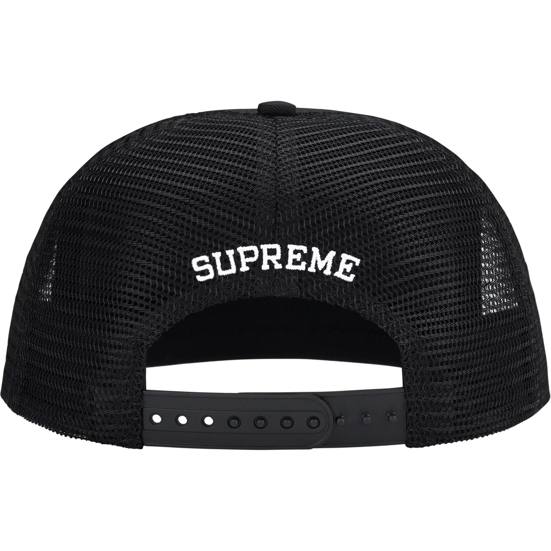 Details on Supreme Bounty Hunter Mesh Back 5-Panel Black from fall winter
                                                    2023 (Price is $48)