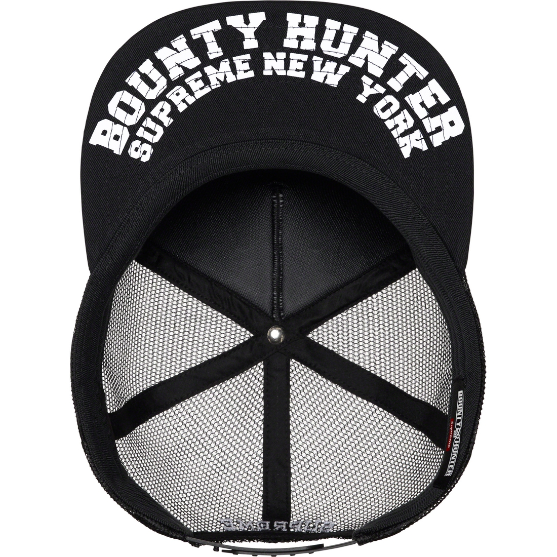 Details on Supreme Bounty Hunter Mesh Back 5-Panel Black from fall winter
                                                    2023 (Price is $48)