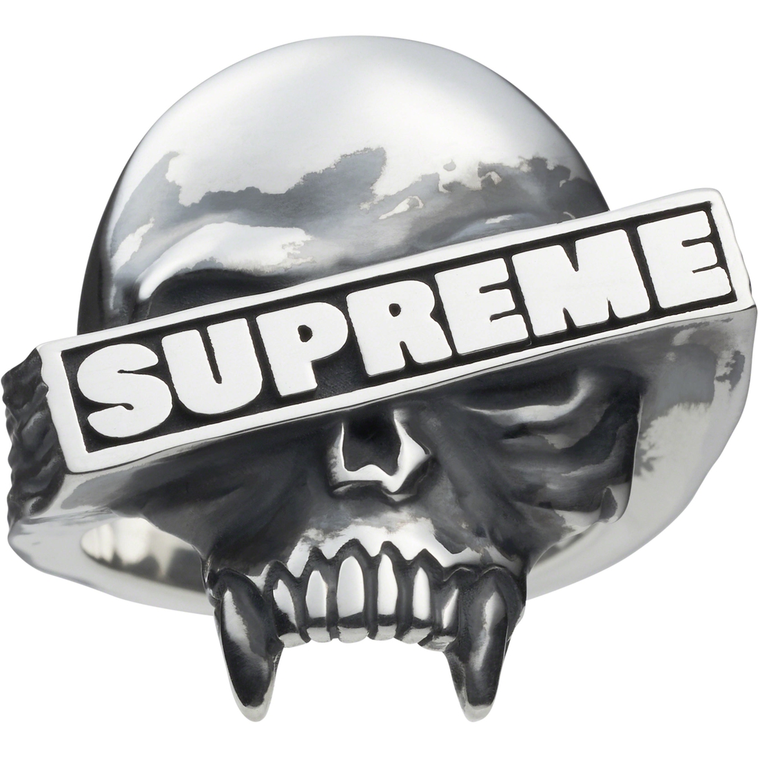 Details on Supreme Bounty Hunter Silver Ring Silver from fall winter
                                                    2023 (Price is $298)