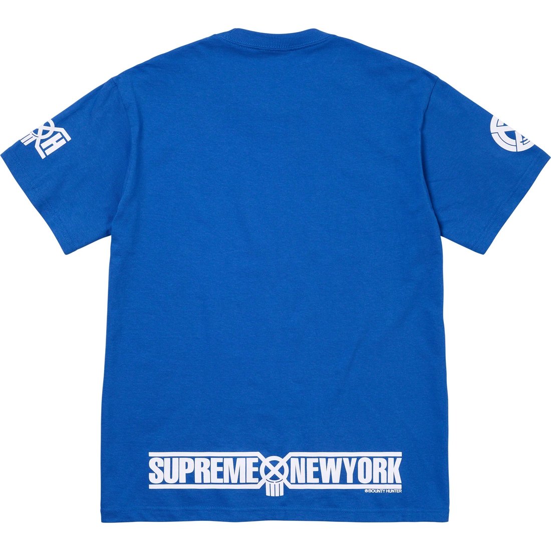 Details on Supreme Bounty Hunter Skulls Tee Royal from fall winter
                                                    2023 (Price is $48)