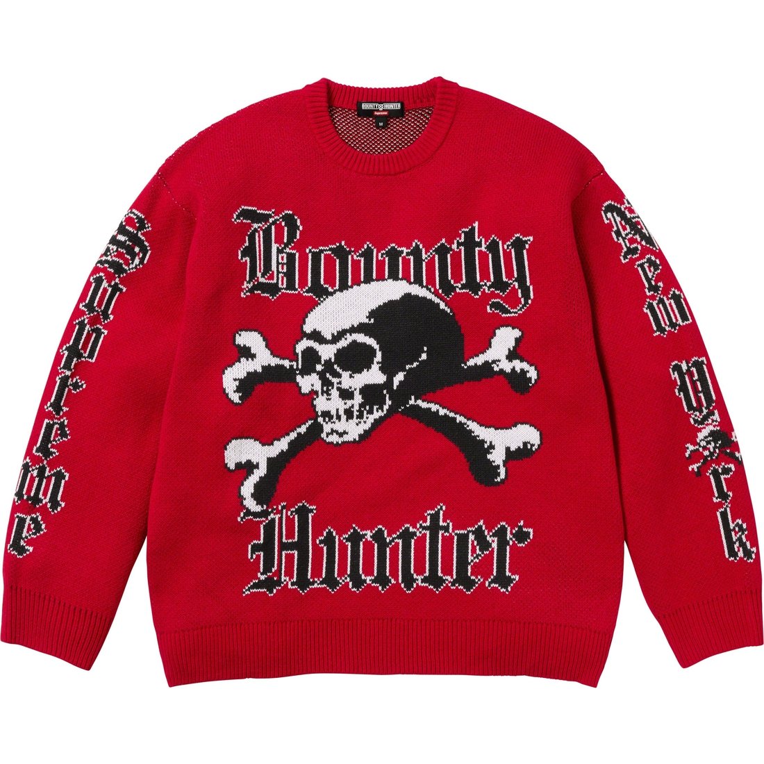 Details on Supreme Bounty Hunter Sweater Red from fall winter
                                                    2023 (Price is $168)