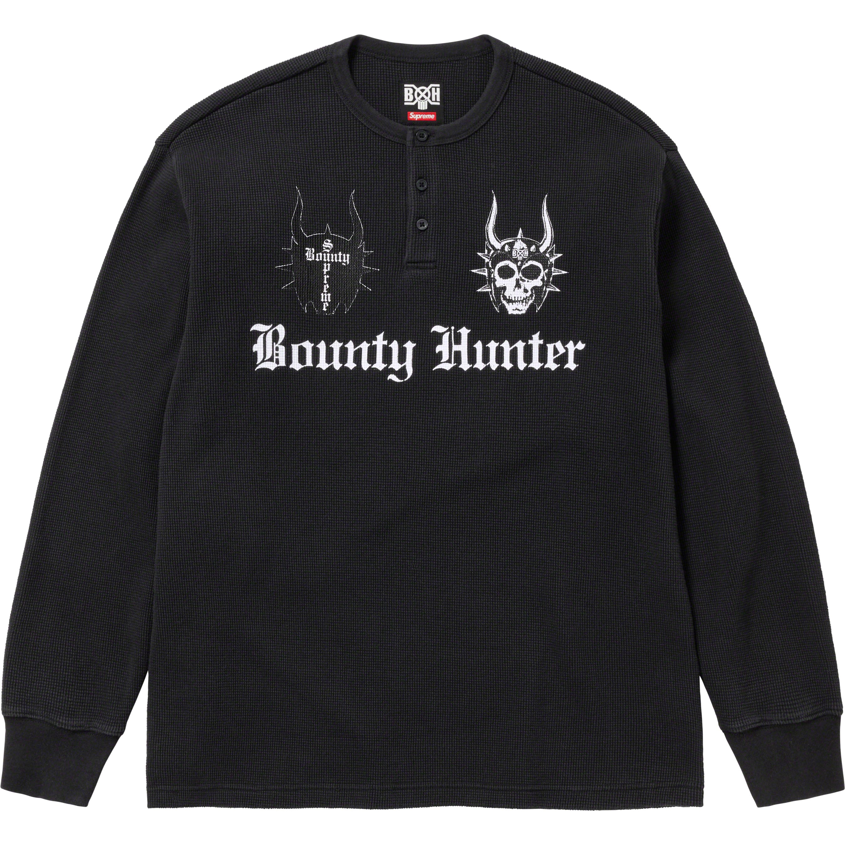 Bounty Hunter Thermal Henley L S Top - fall winter 2023 - Supreme