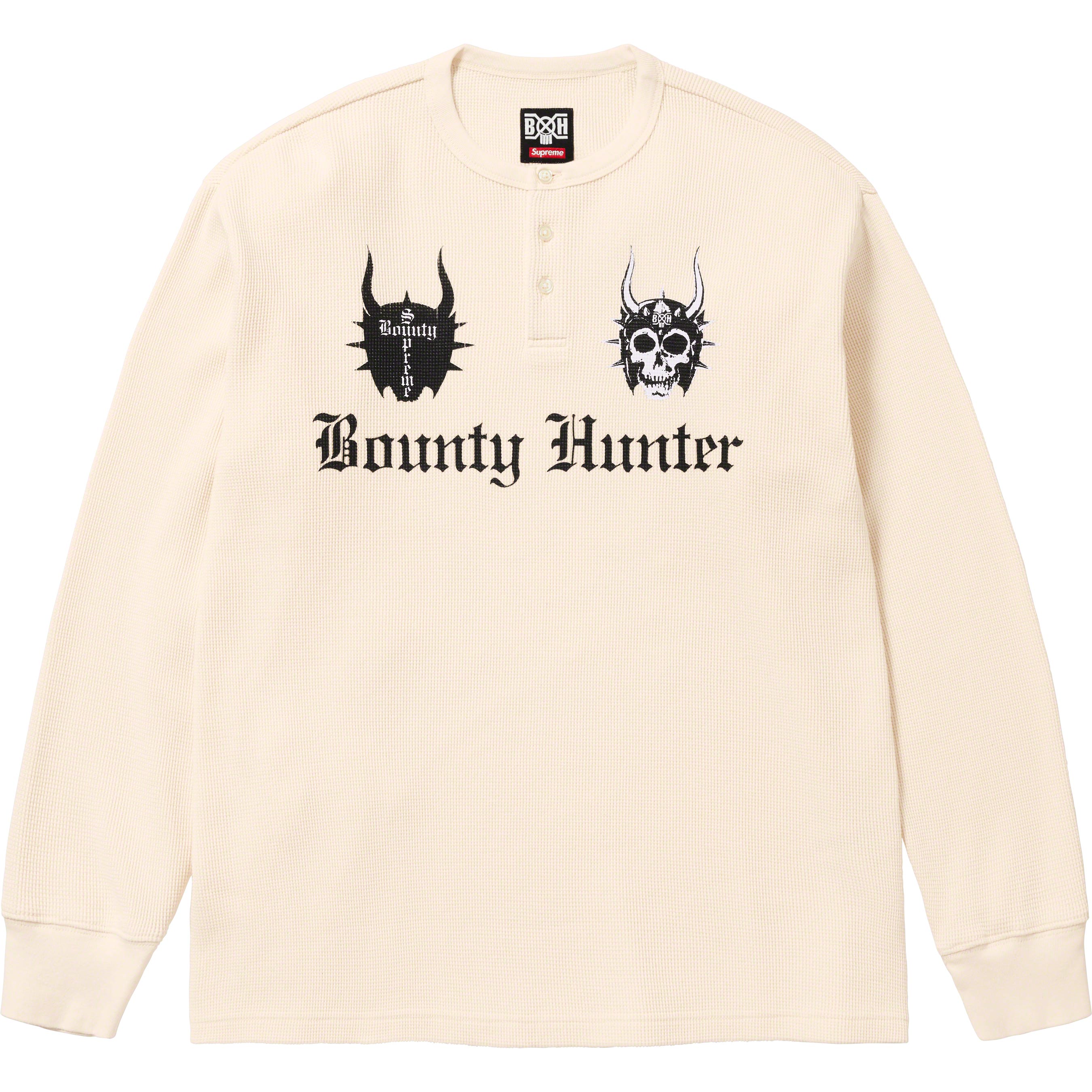 Bounty Hunter Thermal Henley L S Top - fall winter 2023 - Supreme