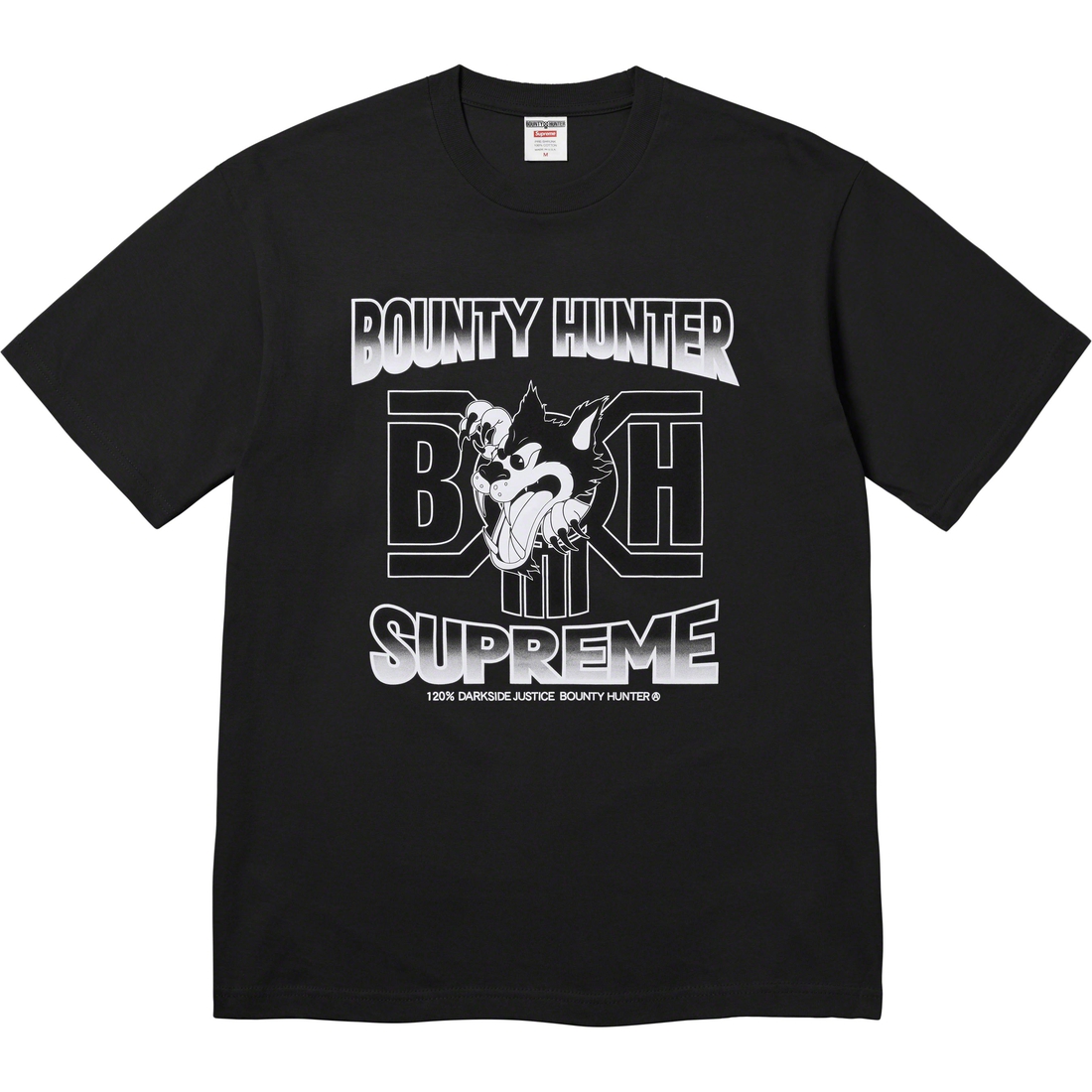 Details on Supreme Bounty Hunter Wolf Tee Black from fall winter
                                                    2023 (Price is $48)