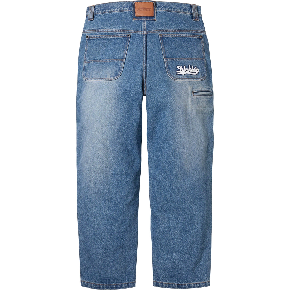 Supreme Supreme Dickies Double Knee Baggy Jean (FW23) - Washed Indigo - $168