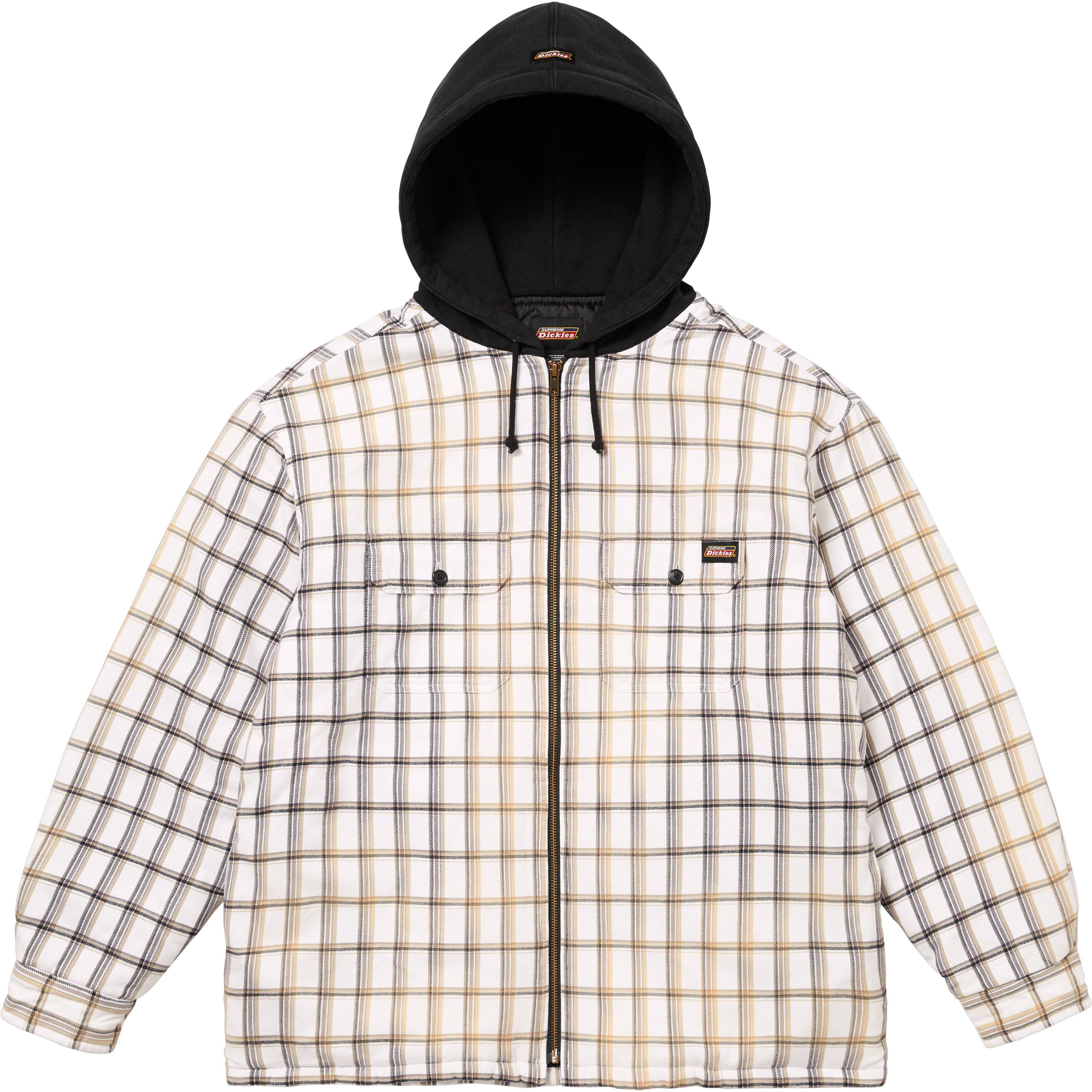 Dickies Plaid Hooded Zip Up Shirt - fall winter 2023 - Supreme