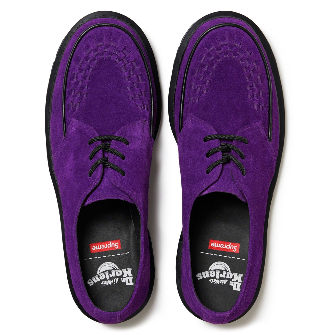 Details on Supreme Dr. Martens Ramsey Creeper Purple from fall winter
                                                    2023 (Price is $188)