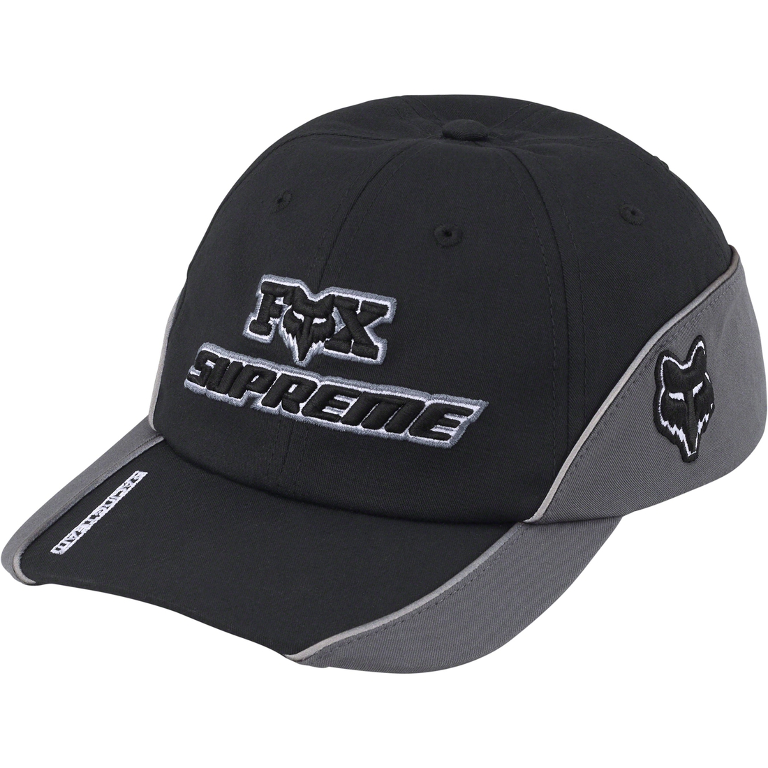 Details on Supreme Fox Racing 6-Panel Black from fall winter
                                                    2023 (Price is $58)
