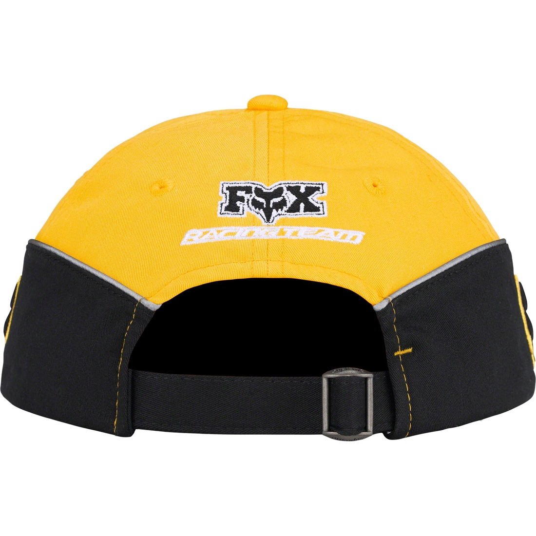 Details on Supreme Fox Racing 6-Panel Yellow from fall winter
                                                    2023 (Price is $58)