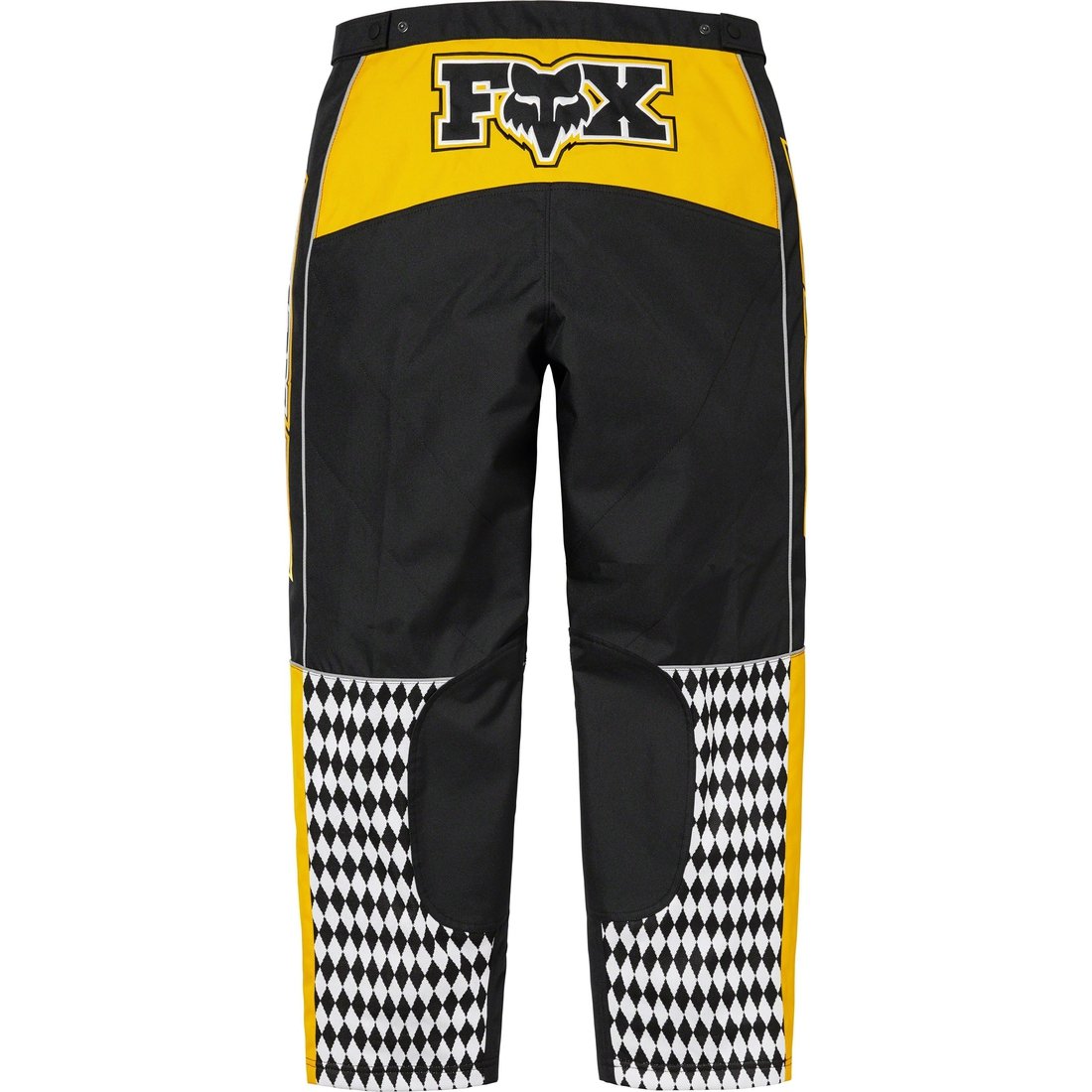 Details on Supreme Fox Racing Pant Yellow from fall winter
                                                    2023 (Price is $278)