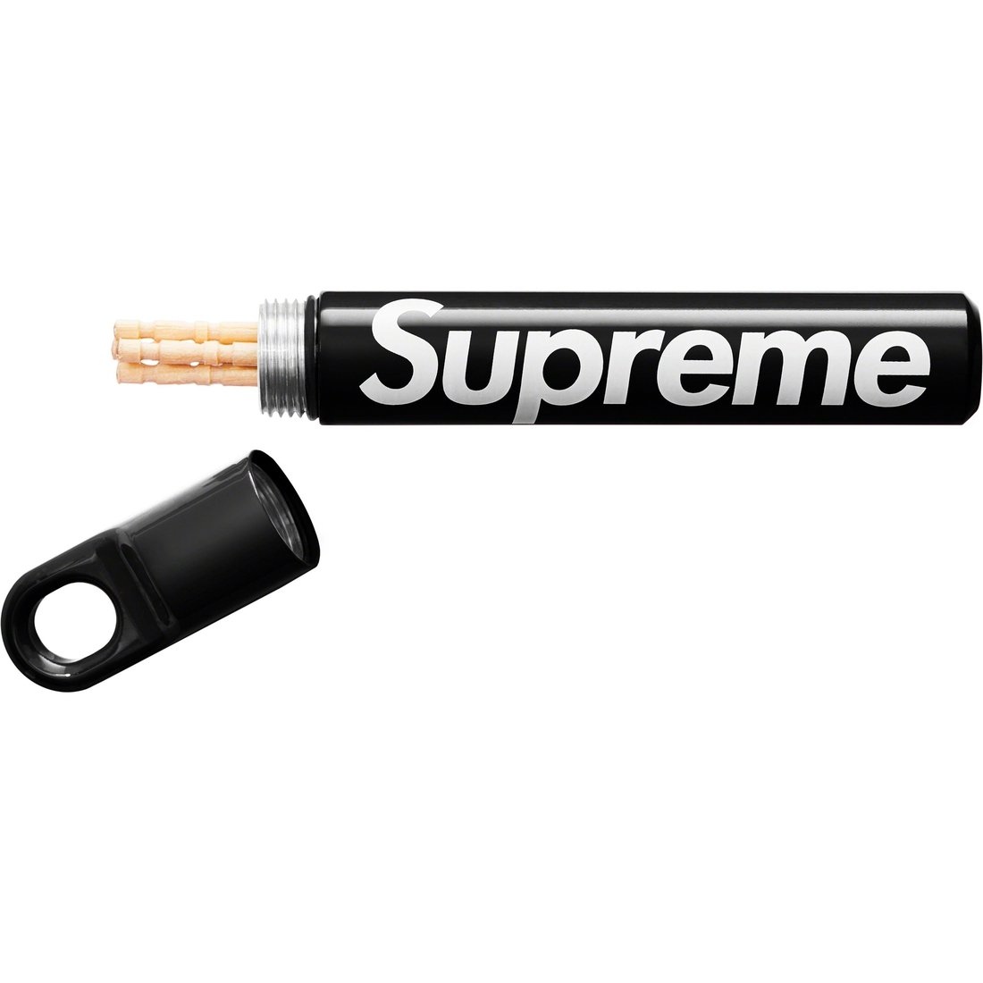 Details on Supreme James Brand Cache Black from fall winter
                                                    2023 (Price is $44)