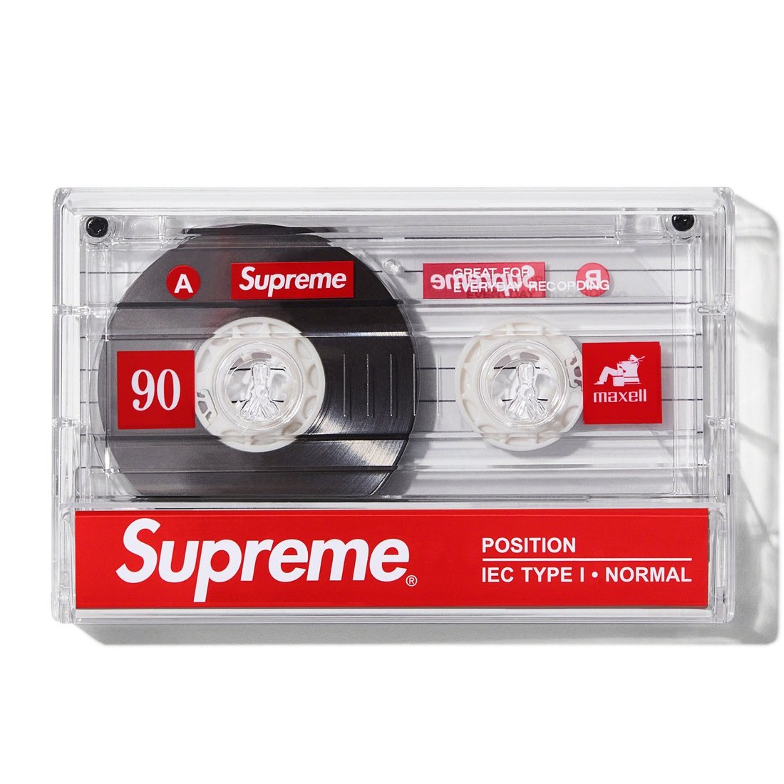 Details on Supreme Maxell Cassette Tapes (5 Pack) Clear from fall winter
                                                    2023 (Price is $36)