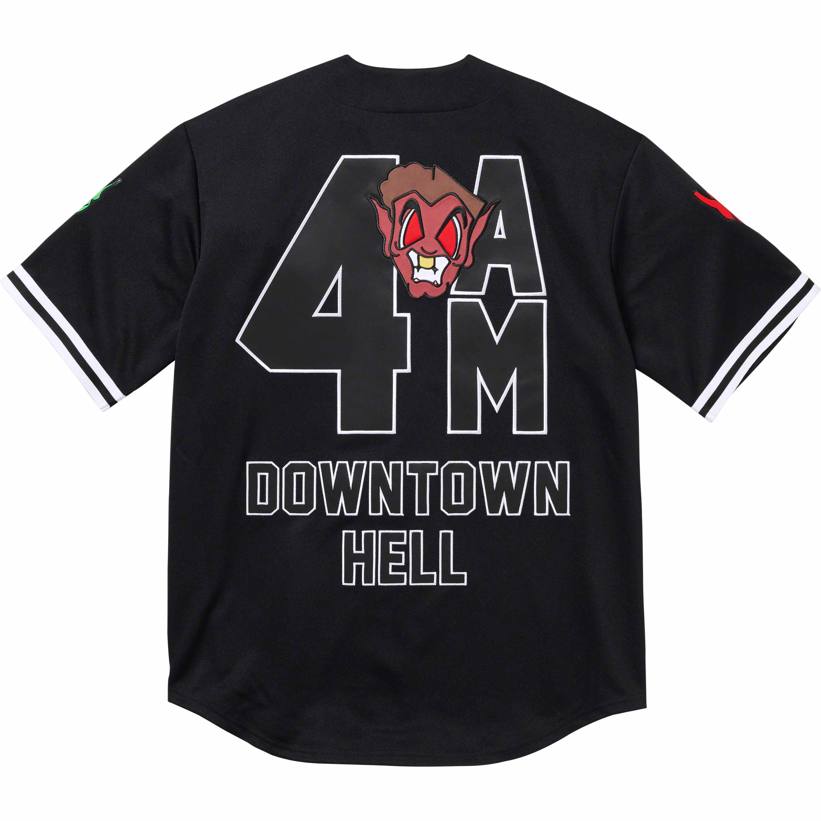 Mitchell & Ness Downtown Hell Baseball Jersey - fall winter 2023