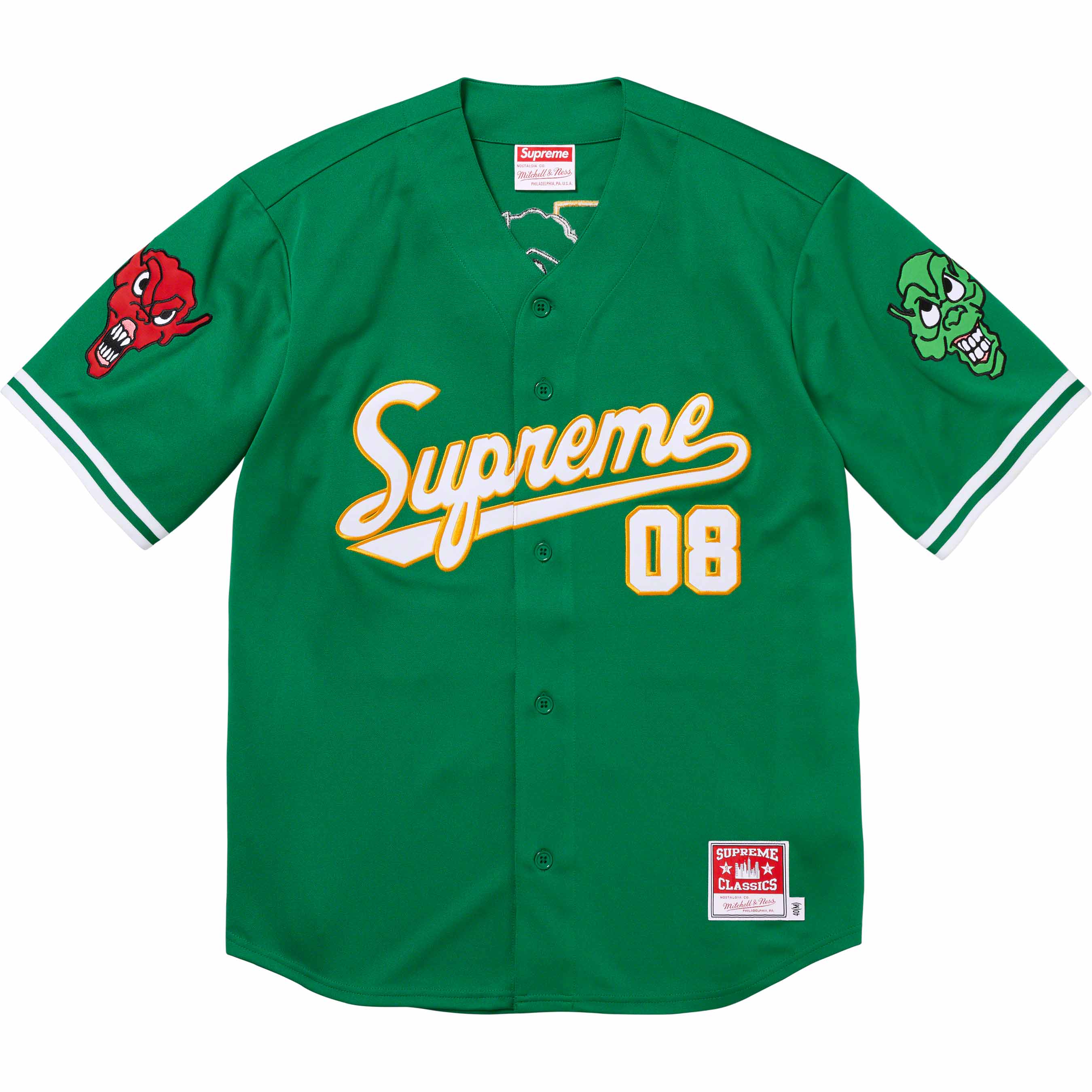 Mitchell & Ness Downtown Hell Baseball Jersey - fall winter 2023