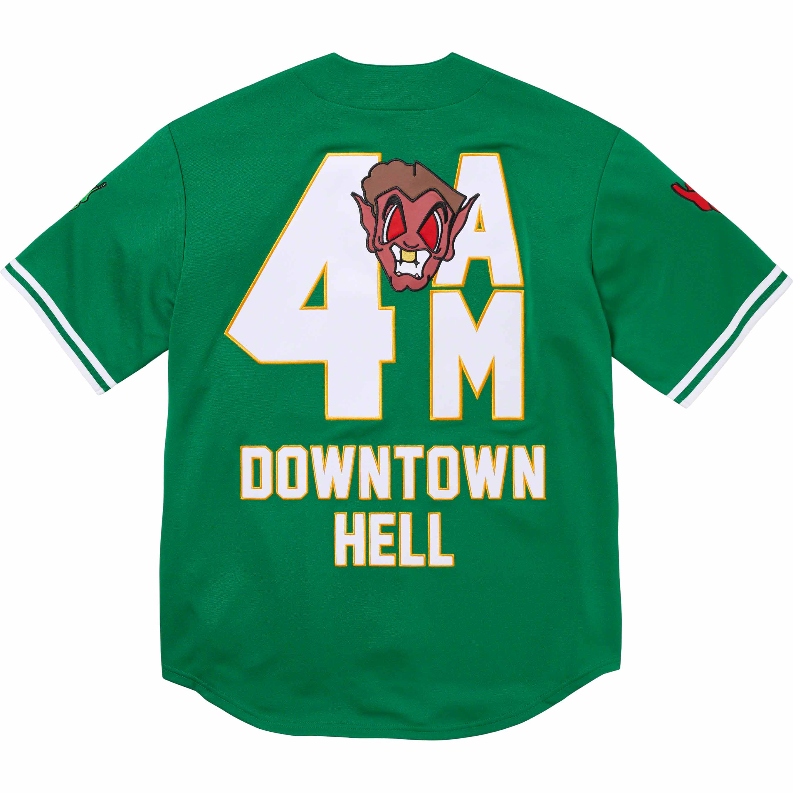 Mitchell & Ness Downtown Hell Baseball Jersey - fall winter 2023