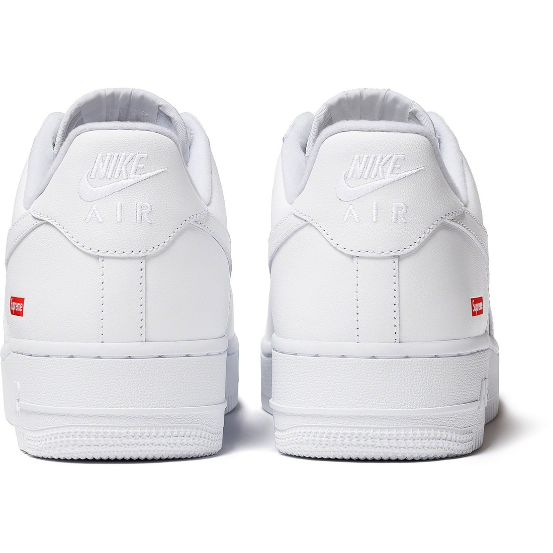 Details on Supreme Nike Air Force 1 Low White from fall winter
                                                    2023 (Price is $118)