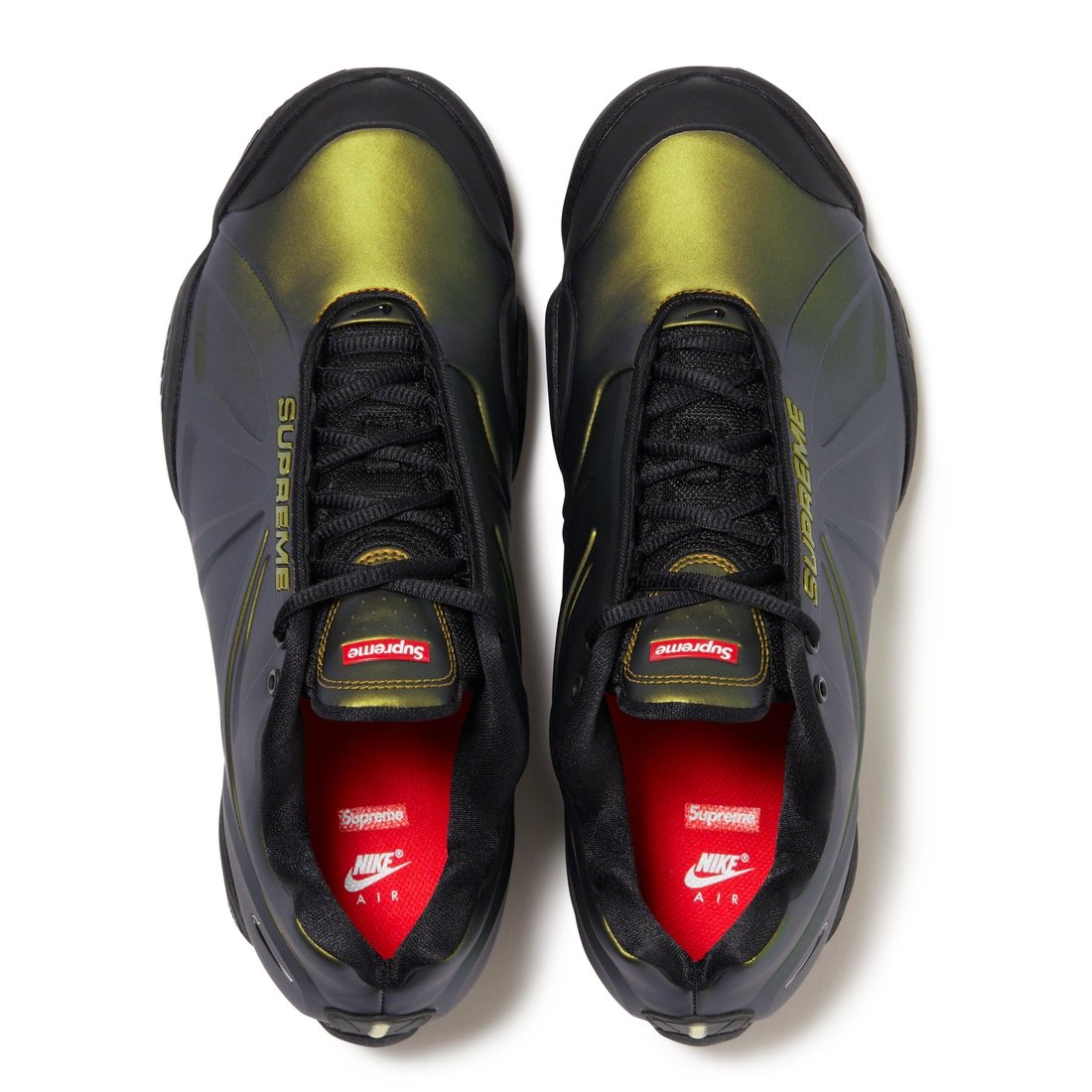 Details on Supreme Nike Courtposite Gold from fall winter
                                                    2023 (Price is $150)