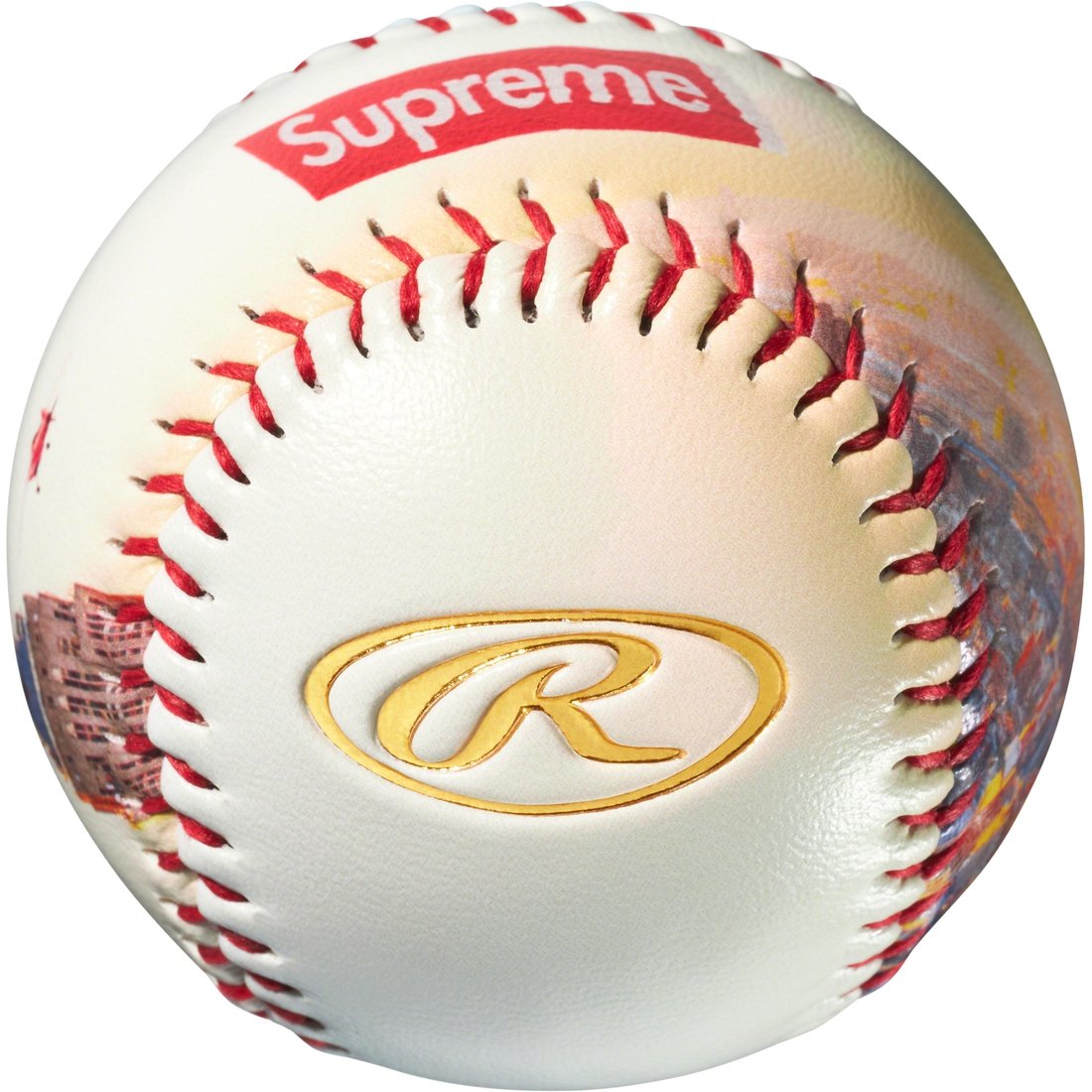 Details on Supreme Rawlings Aerial Baseball Multicolor from fall winter
                                                    2023 (Price is $44)