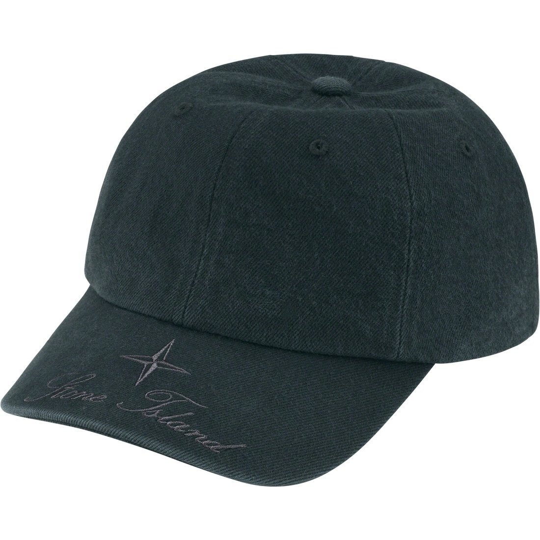 Supreme Supreme Stone Island Denim 6-Panel (FW23) - Black - $78