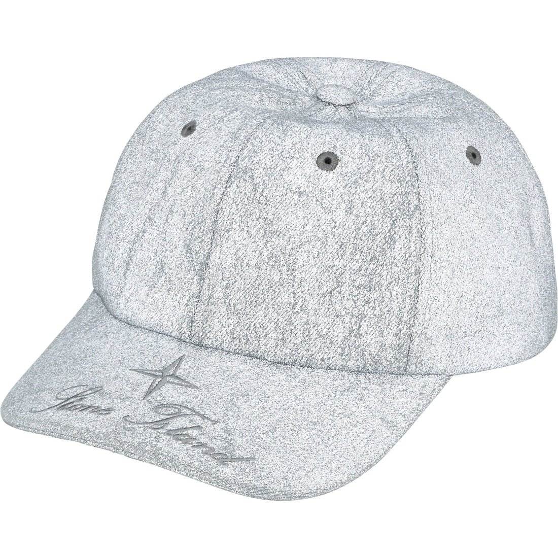 Details on Supreme Stone Island Denim 6-Panel Reflective from fall winter
                                                    2023 (Price is $78)