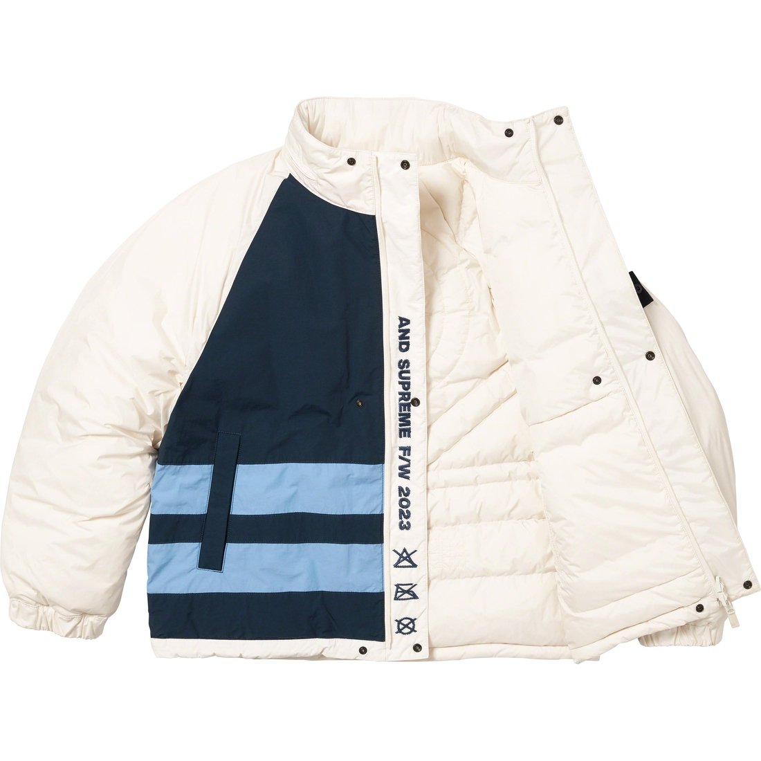 Supreme Stone Island Reversible Down Puffer Jacket