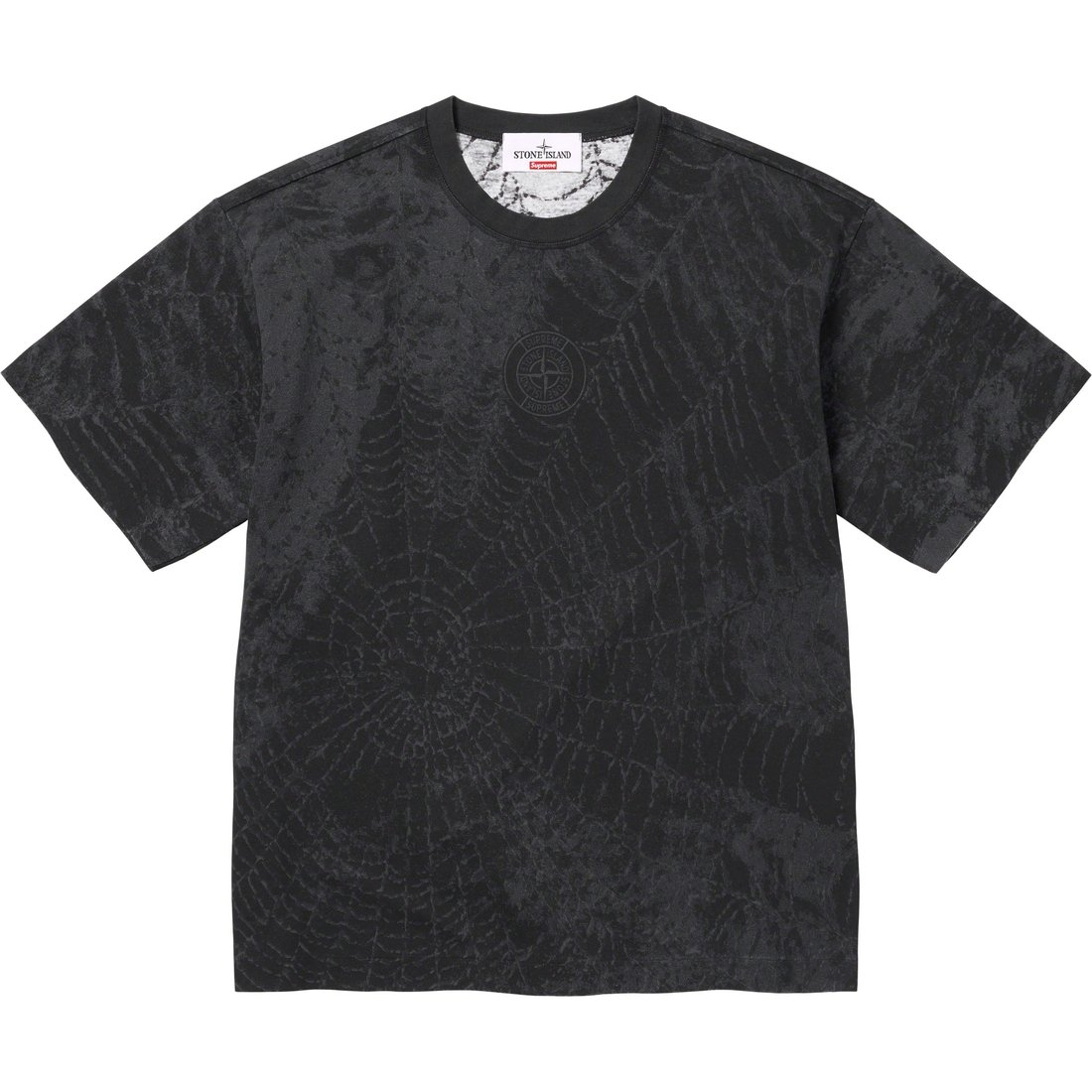 Details on Supreme Stone Island S S Top Black from fall winter
                                                    2023 (Price is $168)
