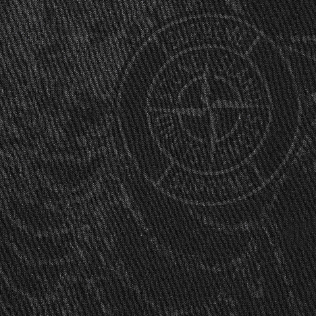 Details on Supreme Stone Island S S Top Black from fall winter
                                                    2023 (Price is $168)