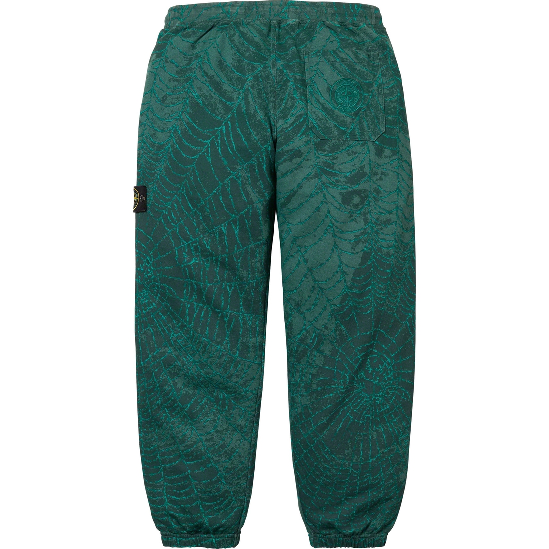 Details on Supreme Stone Island Sweatpant Dark Green from fall winter
                                                    2023 (Price is $298)