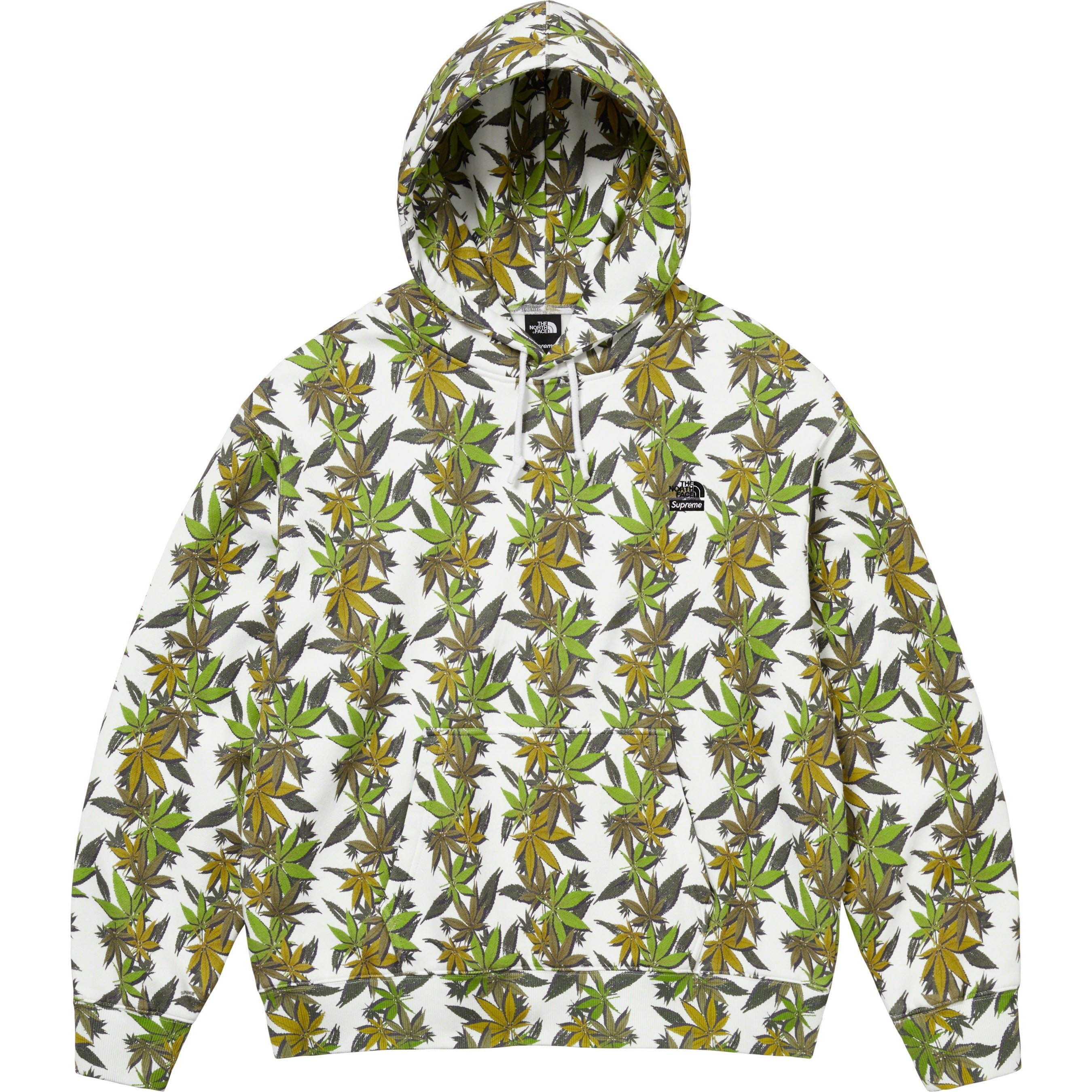 The North Face Leaf Hooded Sweatshirt - fall winter 2023 - Supreme