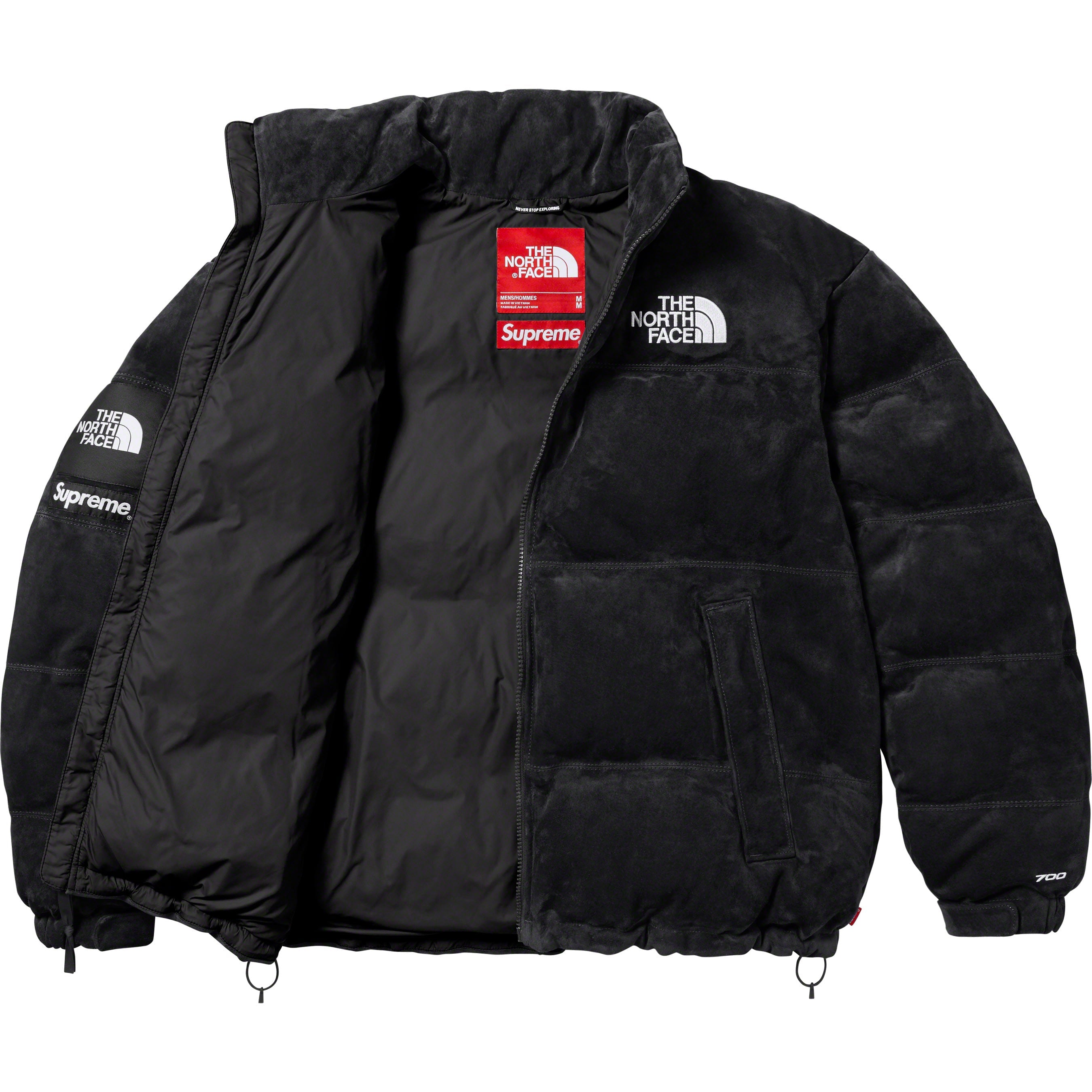 The North Face Suede Nuptse Jacket - fall winter 2023 - Supreme