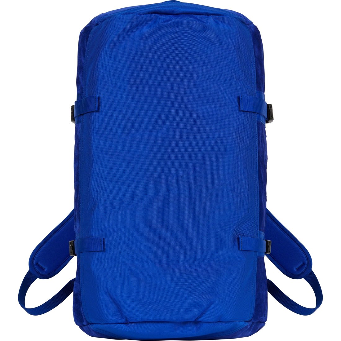 Details on Supreme The North Face Suede Small Base Camp Duffle Bag Blue from fall winter
                                                    2023 (Price is $298)